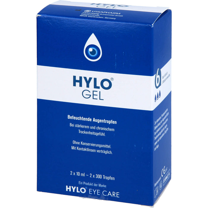 Hylo-Gel Bios Medical Augentropfen, 2X10 ml ATR