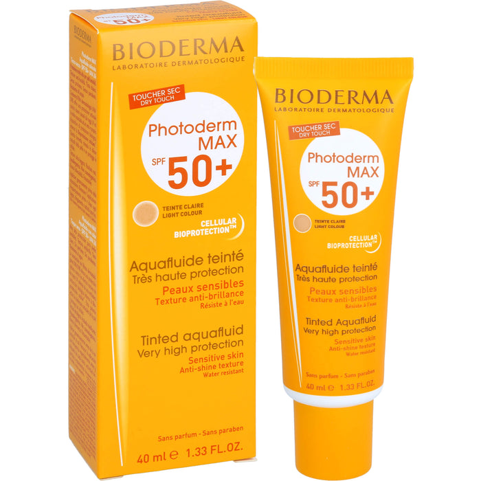 BIODERMA Photoderm MAX SPF 50+ Aquafluid getönt hell, 40 ml Lösung