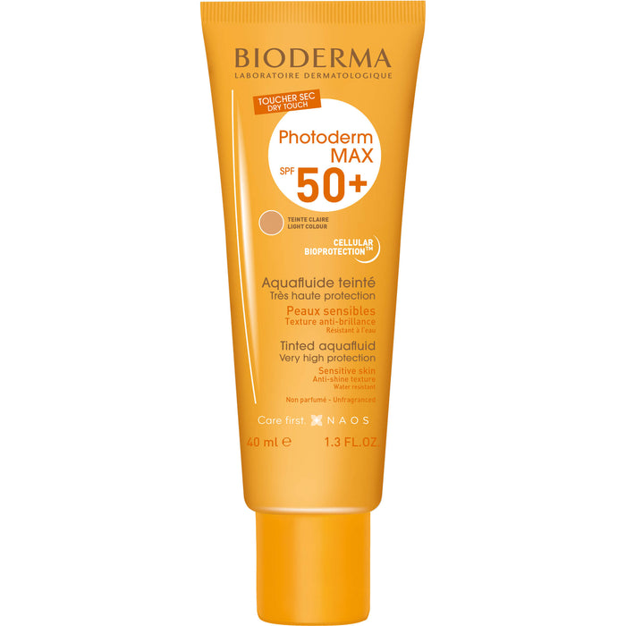 BIODERMA Photoderm MAX SPF 50+ Aquafluid getönt hell, 40 ml Solution