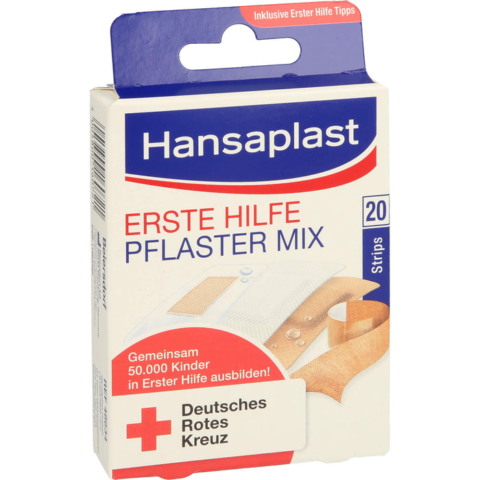 Hansaplast Erste Hilfe Pflaster Mix Strips, 20 pcs. Patch