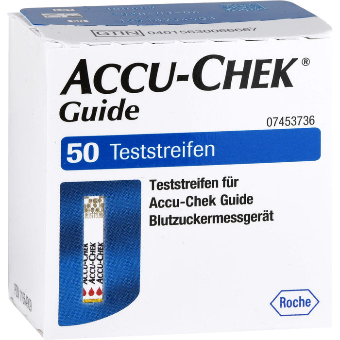 ACCU-CHEK Guide Teststreifen, 50 pc Bandelettes réactives