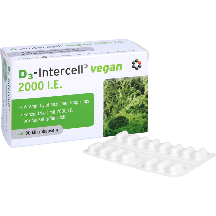 D3-Intercell Vegan 2,000 I.E., 90 St KAP