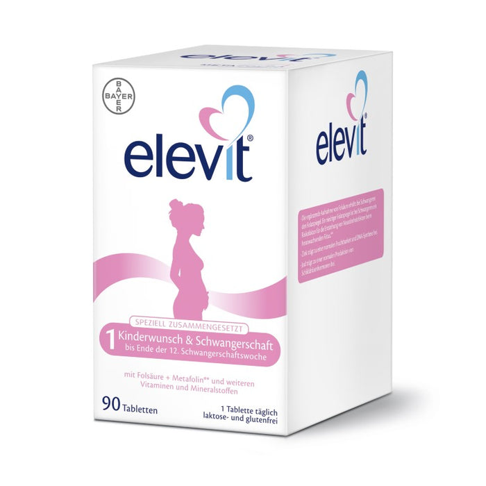 elevit 1 Kinderwunsch & Schwangerschaft Tabletten, 90 pc Tablettes