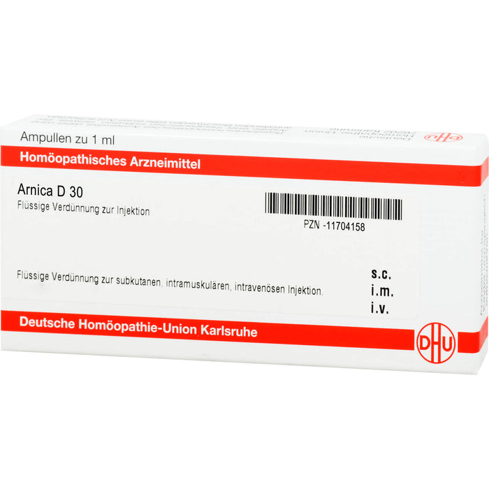 DHU Arnica D30 Ampullen, 8 St. Ampullen