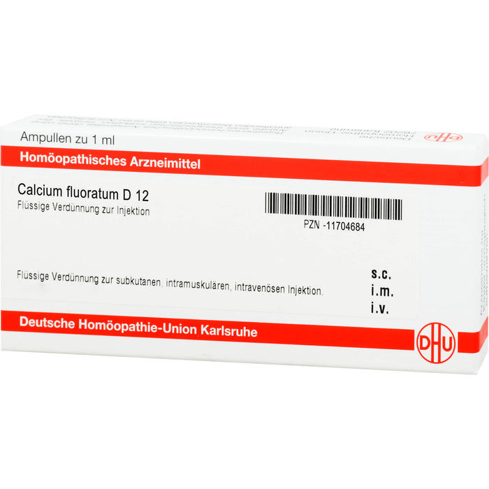 Calcium fluoratum D12 DHU Ampullen, 8 St. Ampullen