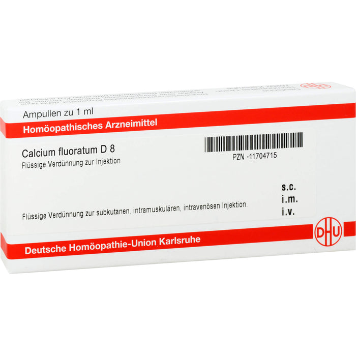 DHU Calcium fluoratum D8 Ampullen, 8 St. Ampullen