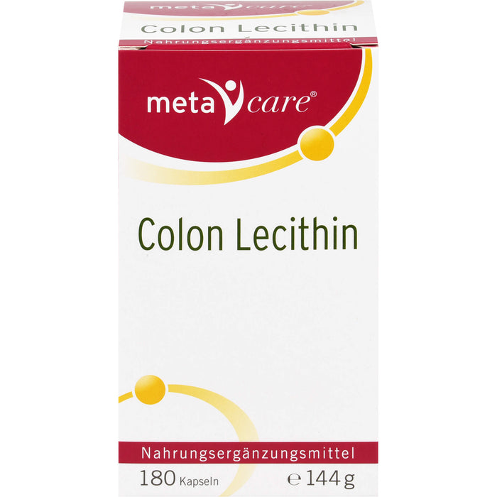 metacare Colon Lecithin Kapseln, 180 St. Kapseln