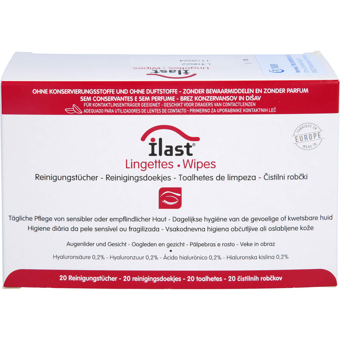 ilast Wipes, 20 pcs. Cloths