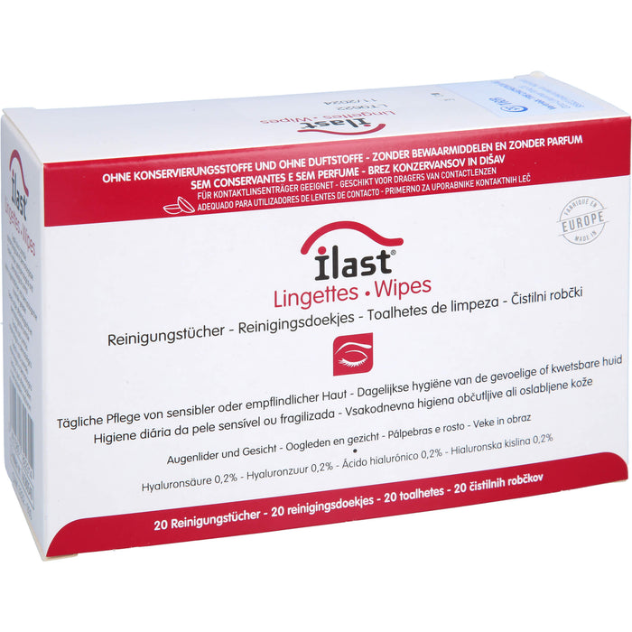 ilast Wipes, 20 pcs. Cloths