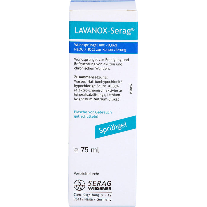 LAVANOX Wundsprühgel (Hydrogel), 75 ml GEL