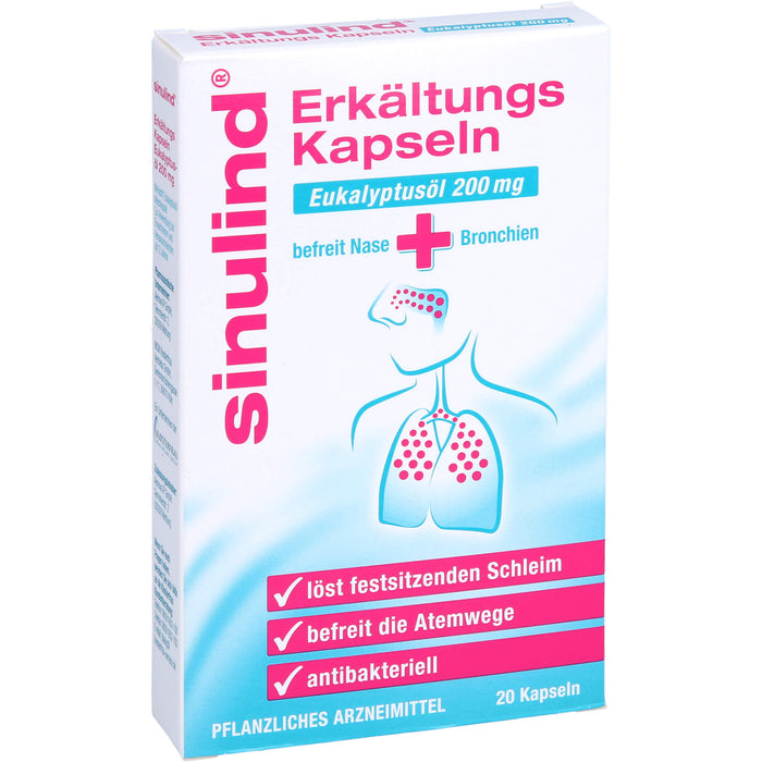 sinulind Erkältungs Kapseln, 20 pc Capsules