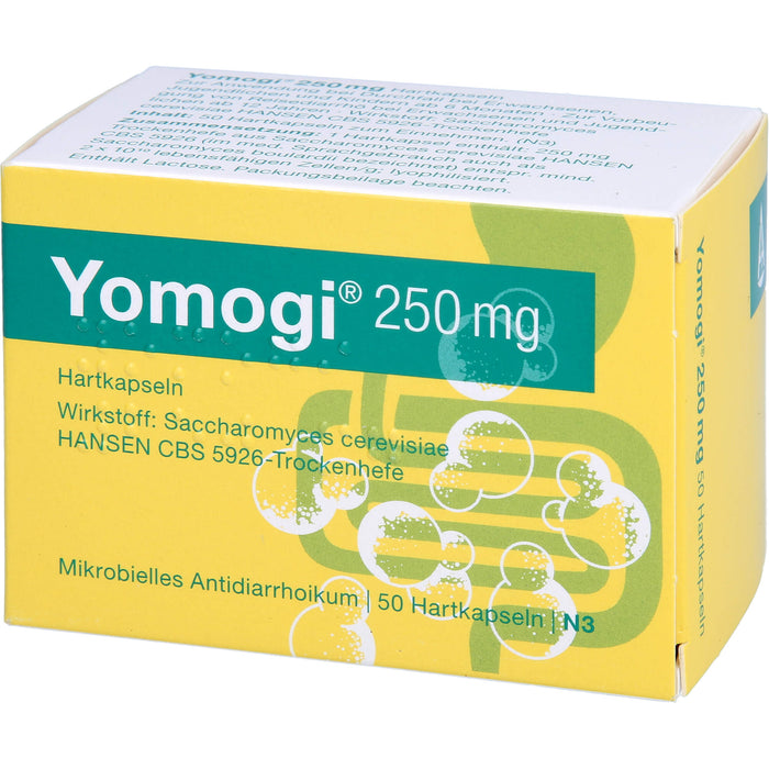 Yomogi 250 mg Hartkapseln mikrobielles Antidiarrhoikum, 50 pc Capsules