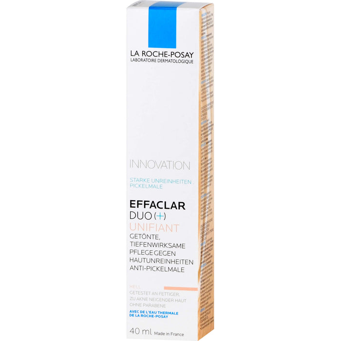 LA ROCHE-POSAY Effaclar Duo+ Unifiant getönte Creme, 40 ml Crème