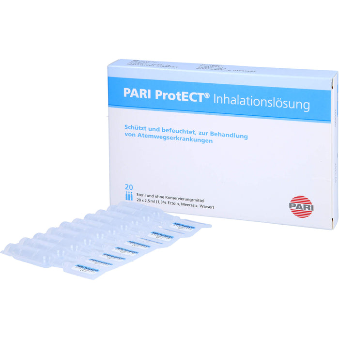 PARI ProtECT Inhalationslösung mit Ectoin 10x2,5ml, 50 ml Solution