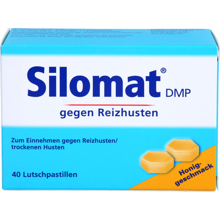 Silomat DMP gegen Reizhusten Lutschpastillen Honiggeschmack, 40 pcs. Pastilles