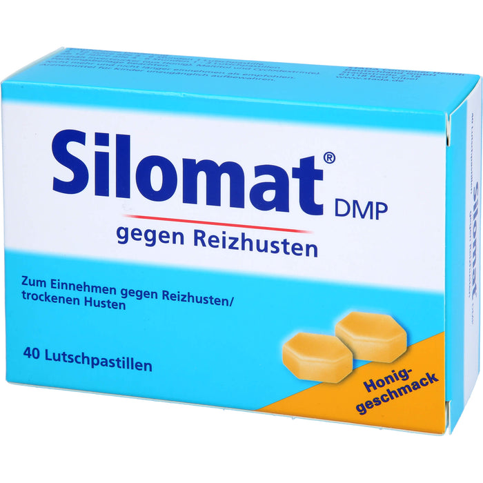 Silomat DMP gegen Reizhusten Lutschpastillen Honiggeschmack, 40 pc Pastilles