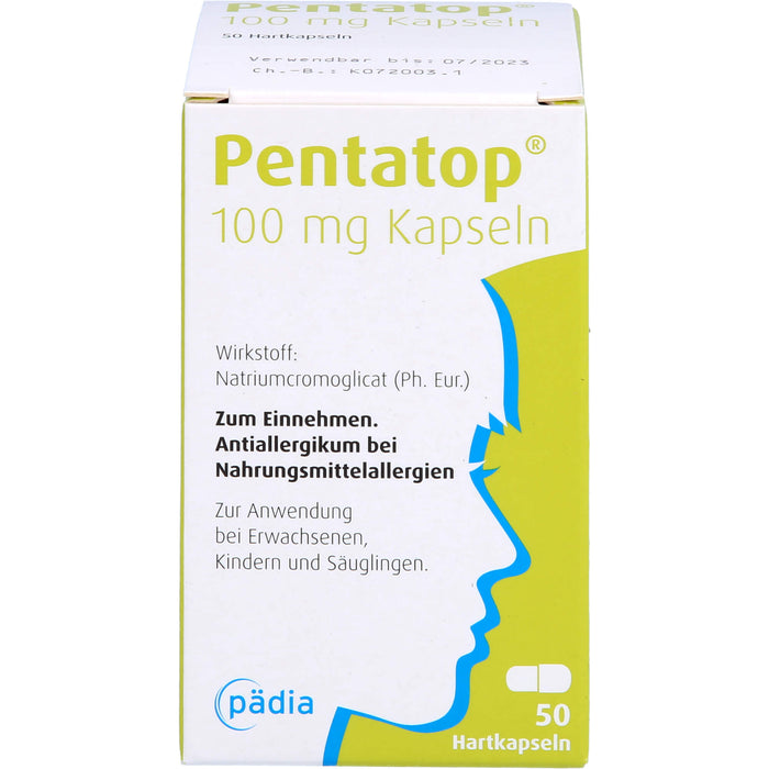 Pentatop 100 mg Kapseln bei Nahrungsmittelallergien, 50 pc Capsules