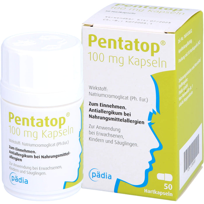 Pentatop 100 mg Kapseln bei Nahrungsmittelallergien, 50 pc Capsules