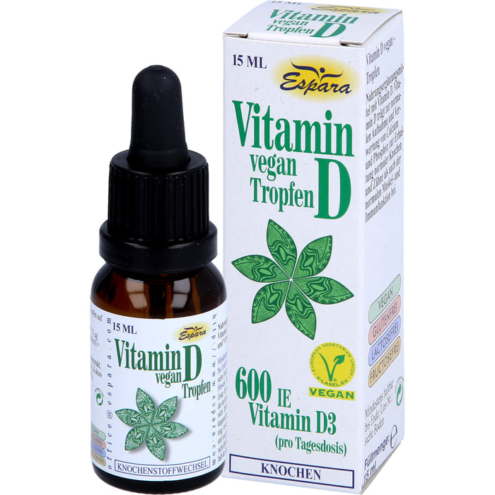 Vitamin D-Tropfen vegan, 15 ml TRO