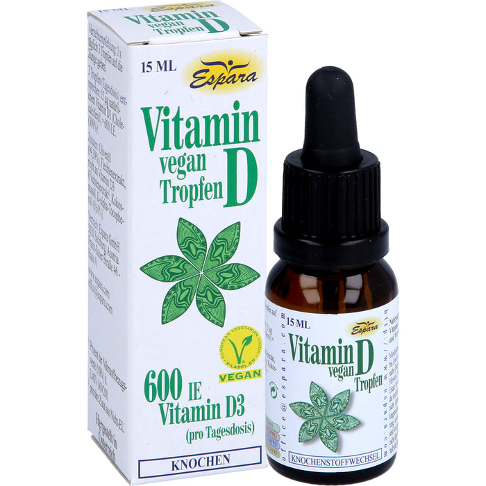 Vitamin D-Tropfen vegan, 15 ml TRO