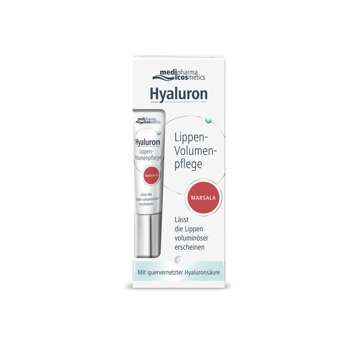 medipharma cosmetics Hyaluron Lippen-Volumenpflege marsala, 7 ml Creme