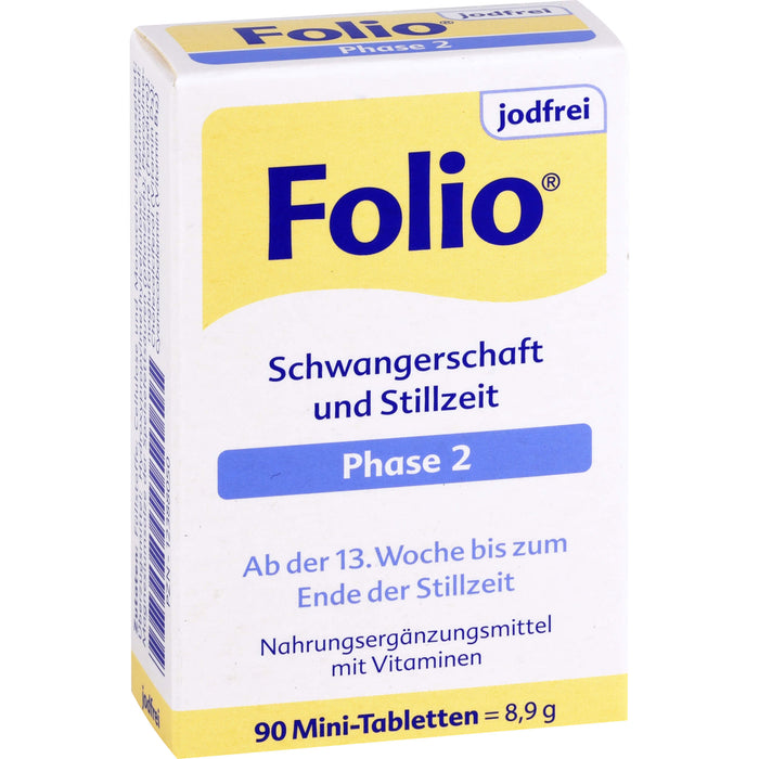 Folio jodfrei Phase 2 Mini-Tabletten, 90 pc Tablettes