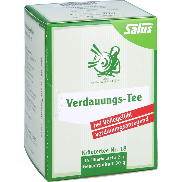 Salus Verdauungs-Tee Kräutertee Nr. 18, 15 pc Sac filtrant