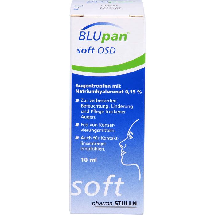 BLUpan soft OSD Augentropfen, 10 ml Solution