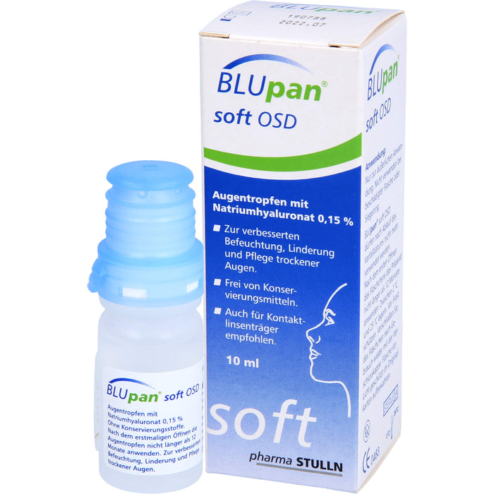 BLUpan soft OSD Augentropfen, 10 ml Solution