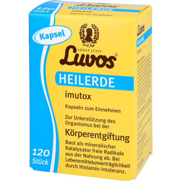 Luvos Heilerde imutox Kapseln Körperentgiftung, 120 St. Kapseln