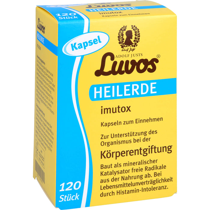 Luvos Heilerde imutox Kapseln Körperentgiftung, 120 pcs. Capsules