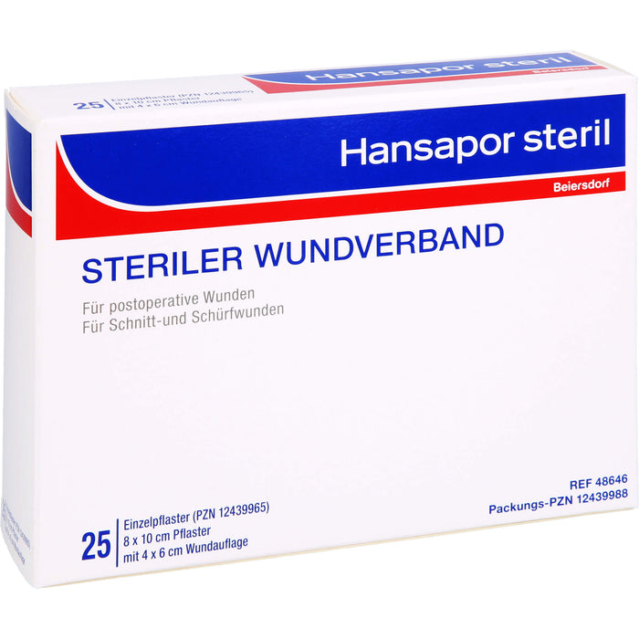 HANSAPOR steril Wundverband, 25 St VER