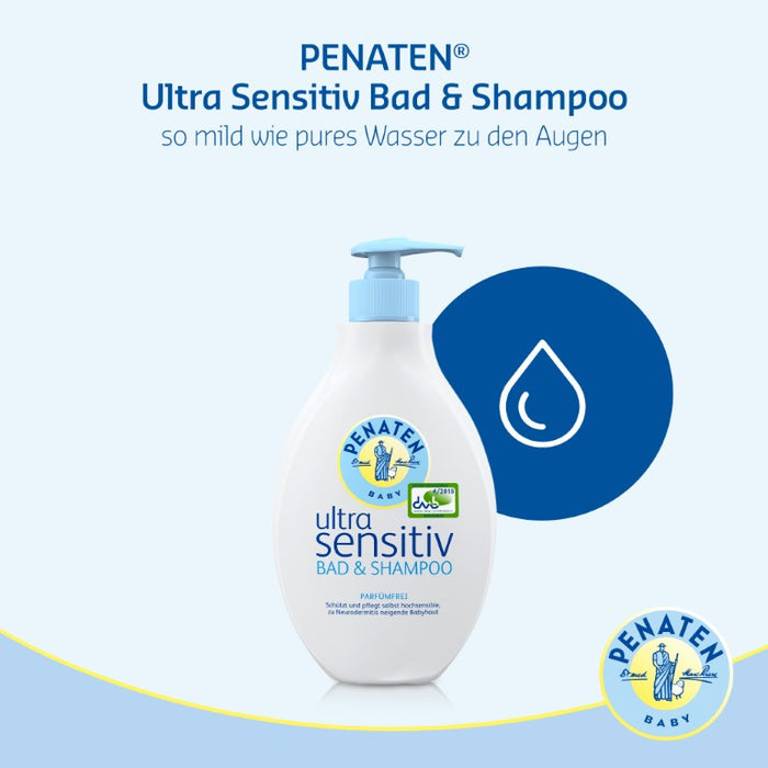 Penaten Ultra Sensitiv Bad & Shampoo, 400 ml Lösung