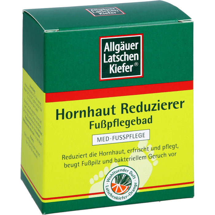 Allgäuer Latschen Kiefer Hornhaut Reduzierer Fußpflegebad, 10 pcs. Sachets