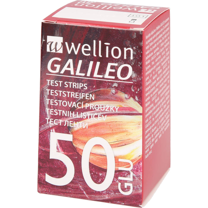 Wellion Galileo Blutzuckerteststreifen, 50 pcs. Test strips