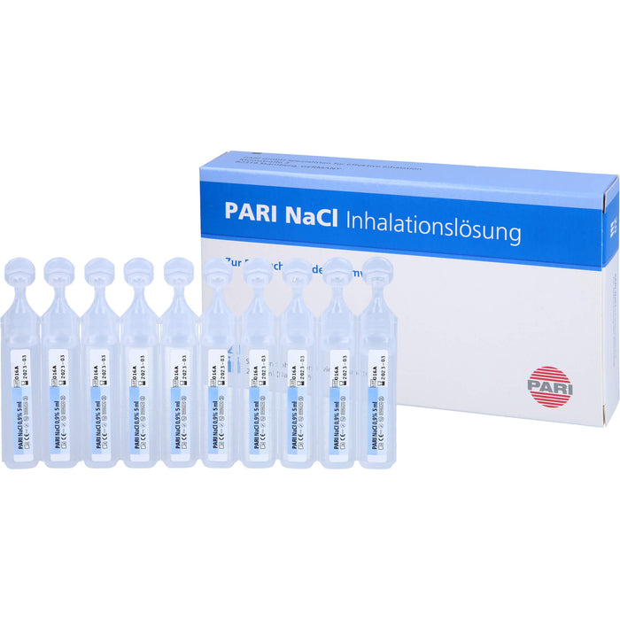 PARI NaCI Inhalationslösung zur Befeuchtung der Atemwege, 20 pcs. Ampoules