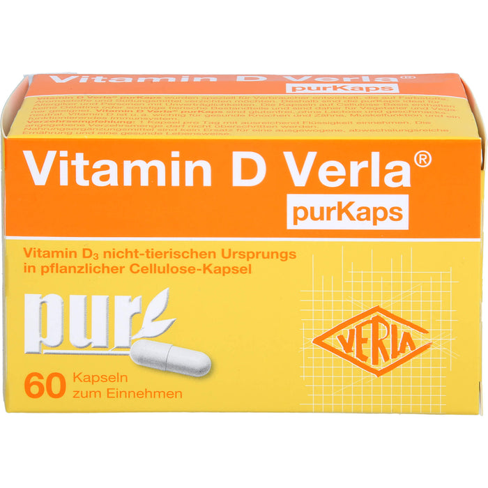 Vitamin D Verla purKaps Kapseln zum Einnehmen, 60 pc Capsules