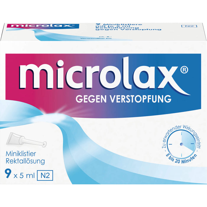 microlax Miniklistier Rektallösung Reimport Kohlpharma, 9 St. Klistiere