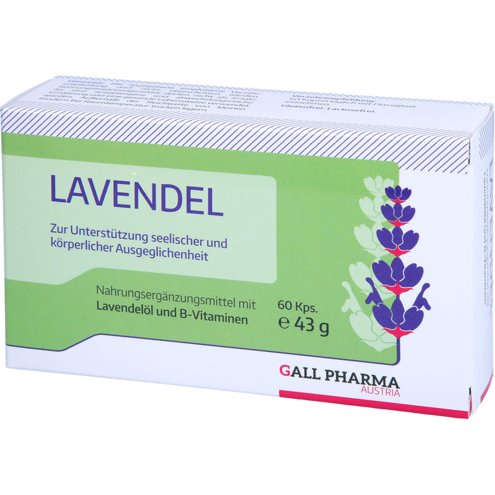 GALL PHARMA Lavendel GPH Kapseln, 60 St. Kapseln