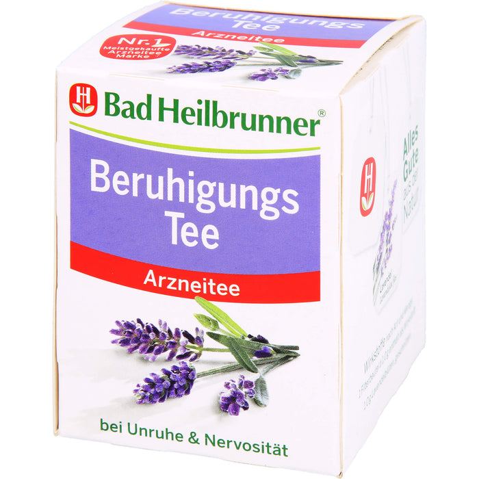 Bad Heilbrunner Beruhigungs Tee mit Lavendelblüten, 8X1.0 g FBE