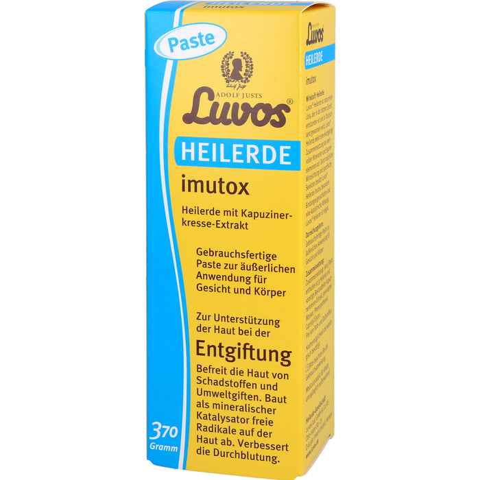 Luvos Heilerde imutox Paste  zur Unterstützung der Haut bei der Entgiftung, 370 g Pâte