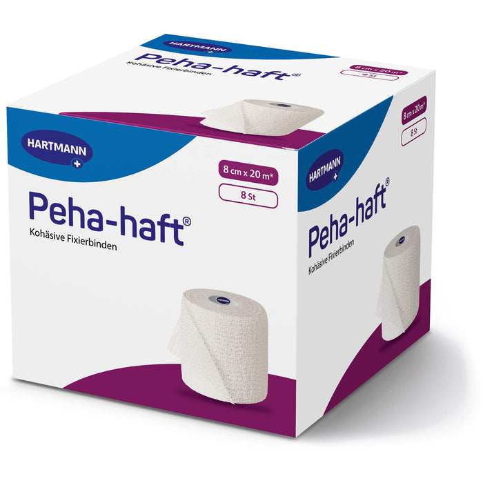 Peha-haft Fixierbinde Latexfrei 8cmx20m, 8 St BIN