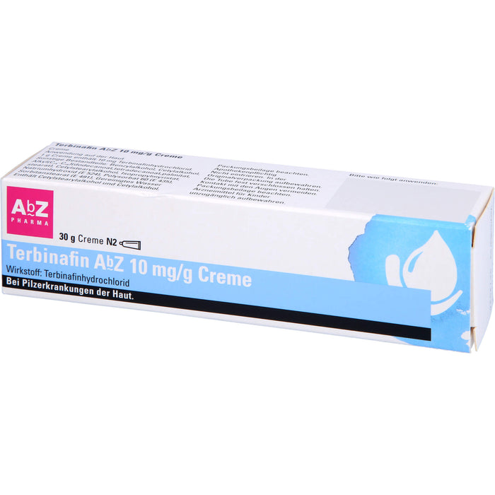 Terbinafin AbZ 10 mg/g Creme bei Pilzerkrankungen der Haut, 30 g Creme