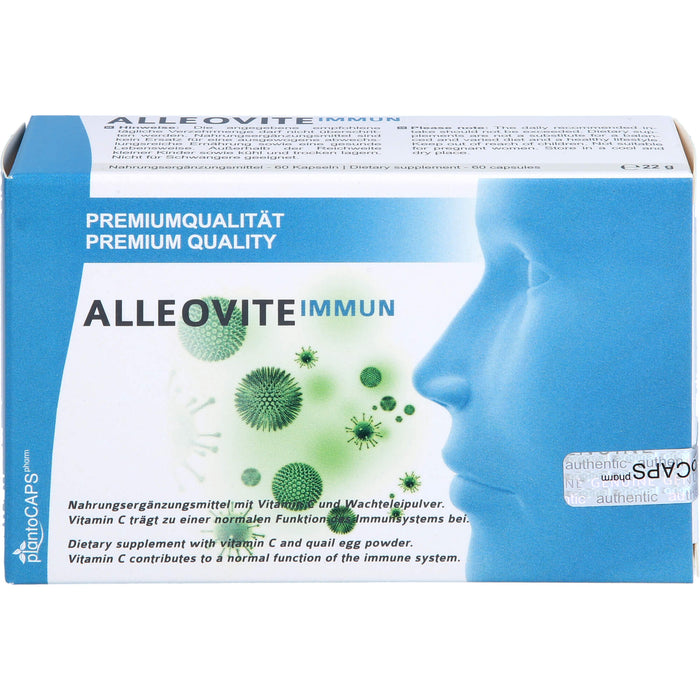 plantoCAPS ALLEOVITE immun Kapseln, 60 pc Capsules