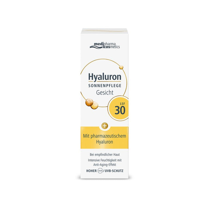 medipharma cosmetics Hyaluron Sonnenpflege Gesicht LSF 30, 50 ml Creme