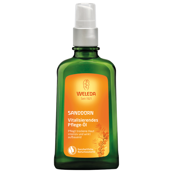 WELEDA Sanddorn vitalisierendes Pflege-Öl für trockene Haut, 100 ml Oil