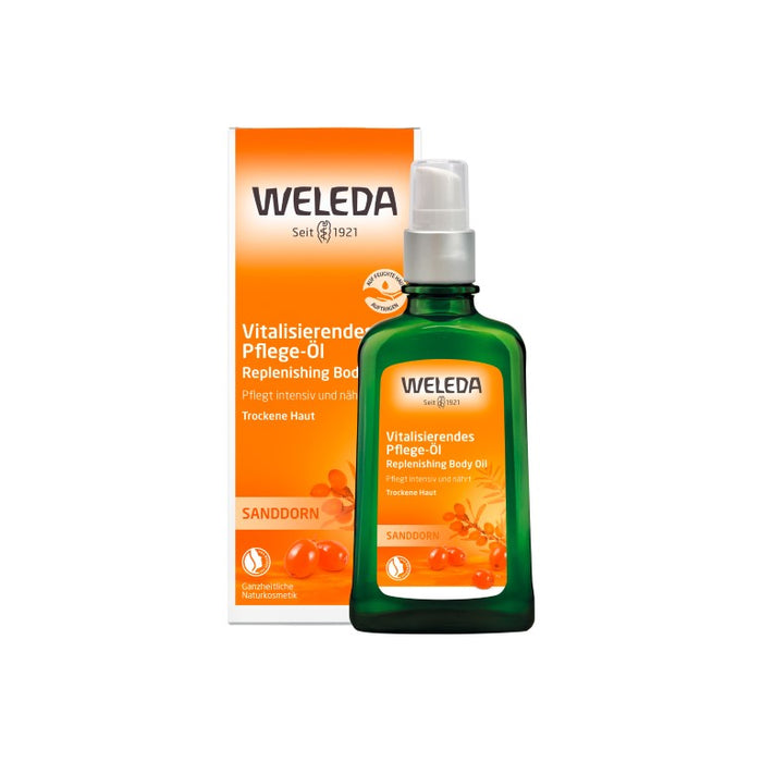 WELEDA Sanddorn vitalisierendes Pflege-Öl für trockene Haut, 100 ml Oil