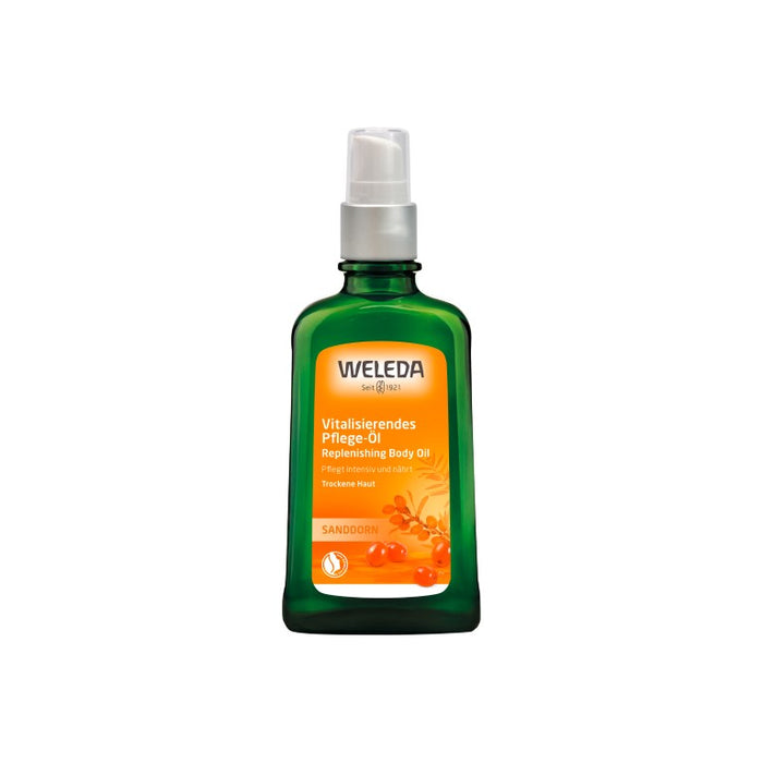 WELEDA Sanddorn vitalisierendes Pflege-Öl für trockene Haut, 100 ml Oil