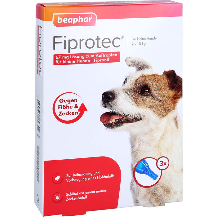 Fiprotec 67mg Kleine Hunde, 3X0.67 ml TRO