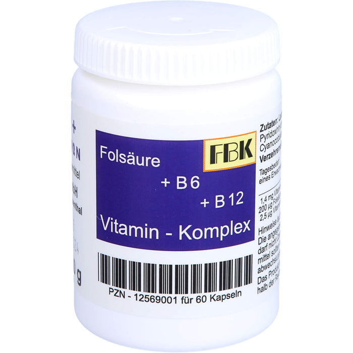 Folsaeure+vit B6+b12 Komp, 60 St KAP